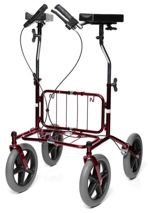 Stability Walker Human Care Carl-Oskar RA 67 Rollator for Extra Support Adjustable Forearm Rollator for Stroke Recovery Easy Maneuvering on Rough Surfaces