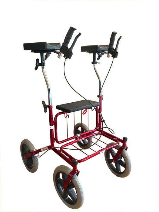 Durable Human Care Carl-Oskar RA 67 Rollator for Extra Support Adjustable Forearm Rollator for Stroke Recovery Easy Maneuvering on Rough Surfaces