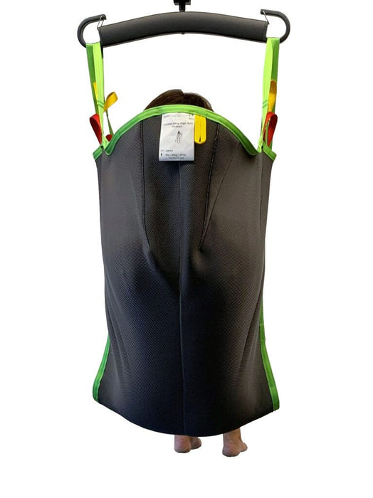 Back Details Human Care Comfort Sling Soft Shoulder High Patient Lift Sling Soft Air Mesh for Enhanced Pressure Relief and Support
