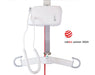Reliable Human Care Cosmos Dual Function Ceiling Lift Lightweight Portable Stationary Patient Lift for Safe, Easy Transfers IP-Rated, Multi-Rail Compatible