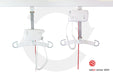 Trusted Human Care Cosmos Dual Function Ceiling Lift Lightweight Portable Stationary Patient Lift for Safe, Easy Transfers IP-Rated, Multi-Rail Compatible