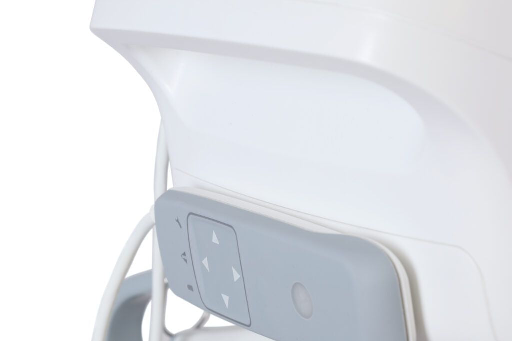 Details Human Care Cosmos Dual Function Ceiling Lift Lightweight Portable Stationary Patient Lift for Safe, Easy Transfers IP-Rated, Multi-Rail Compatible