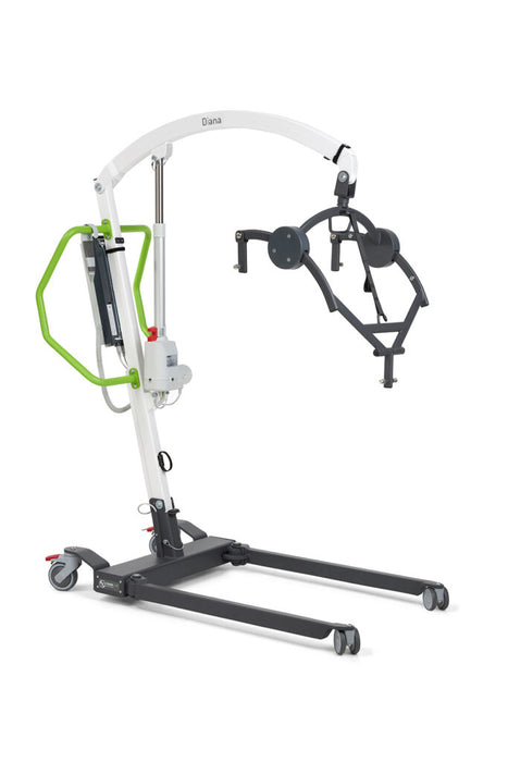 Medical Lift Human Care Diana II Patient Lift with Foldable Frame for Safe Transfers in Small Spaces