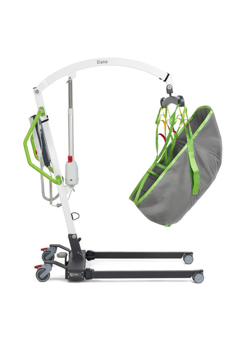 Lift Human Care Diana II Patient Lift with Foldable Frame for Safe Transfers in Small Spaces
