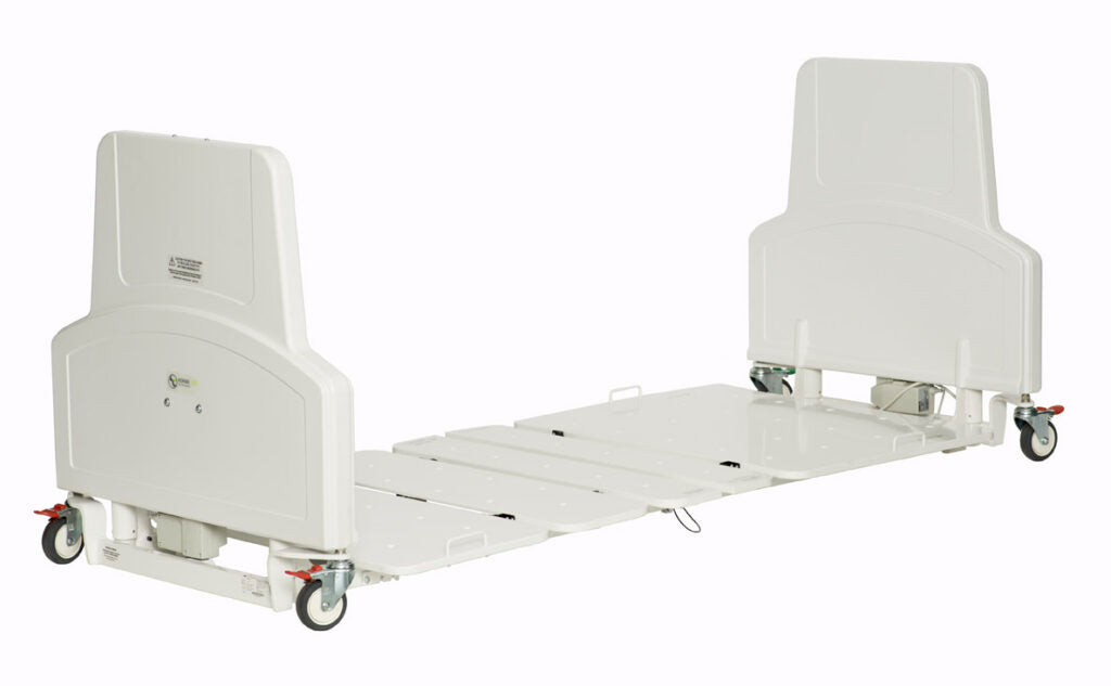 Reliable Human Care FloorLine LTC Hospital-Style Bed for Home Care and Long-Term Care with Low-Fall Safety Design