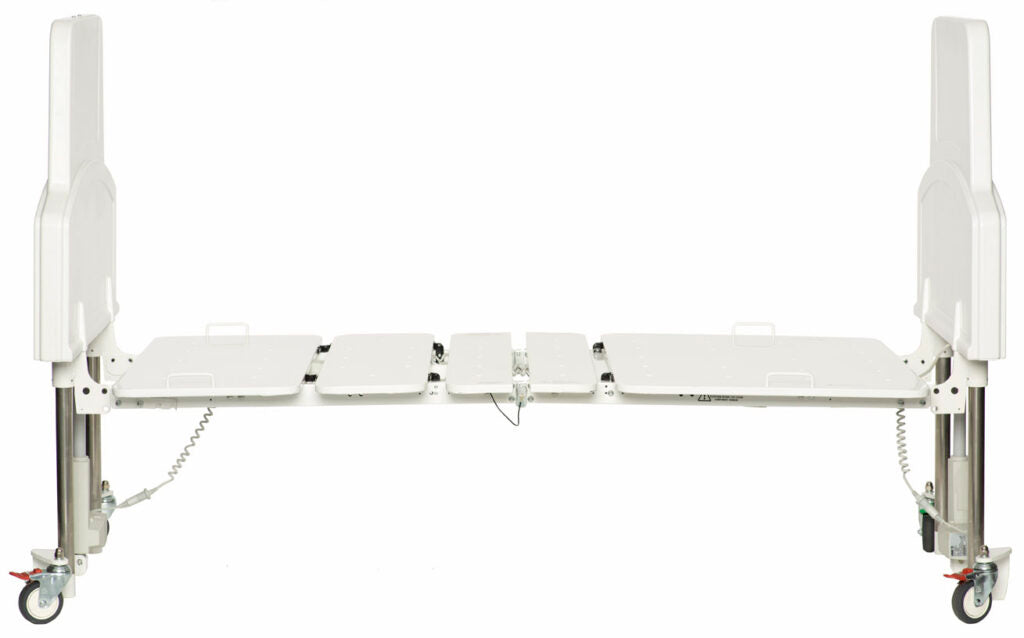 Low Fall Bed Human Care FloorLine LTC Hospital-Style Bed for Home Care and Long-Term Care with Low-Fall Safety Design