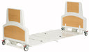 Patient Bed Human Care FloorLine LTC Hospital-Style Bed for Home Care and Long-Term Care with Low-Fall Safety Design