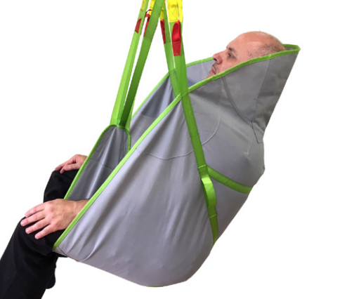 Side Profile Human Care General Purpose Sling Reusable with Clips High Working Load for Secure Patient Transfers