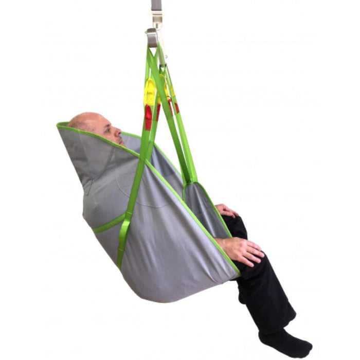 Transfer Aid Human Care General Purpose Sling Single Patient Use with Loops for Safe Repositioning and Transfers