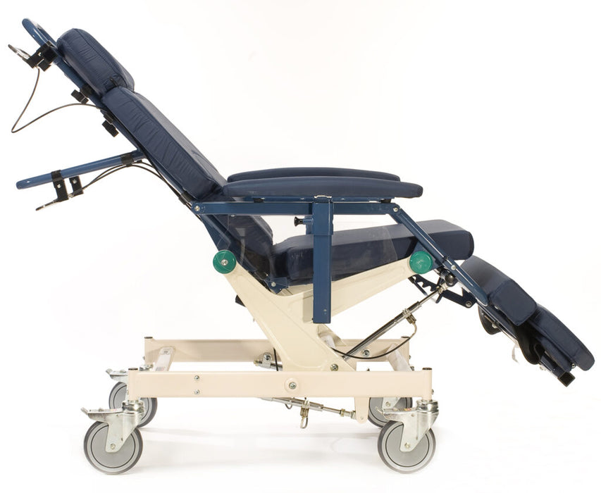 Side Profile Human Care H-250 Convertible Chair for Safe Patient Transfer, Repositioning, and Early Mobilization