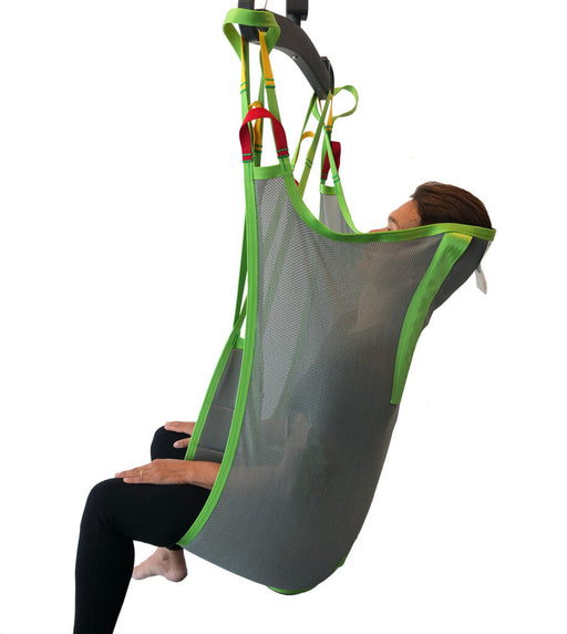 Side Profile Human Care High Basic Patient Lift Sling with Head and Neck Support for Safe, Comfortable Transfers