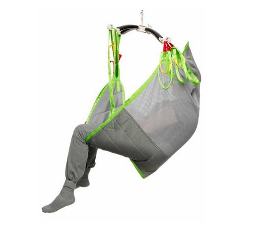 Ergonomic Human Care Highback Plusline Bariatric Patient Lift Sling High-Back Support, Reinforced Leg and Head Support