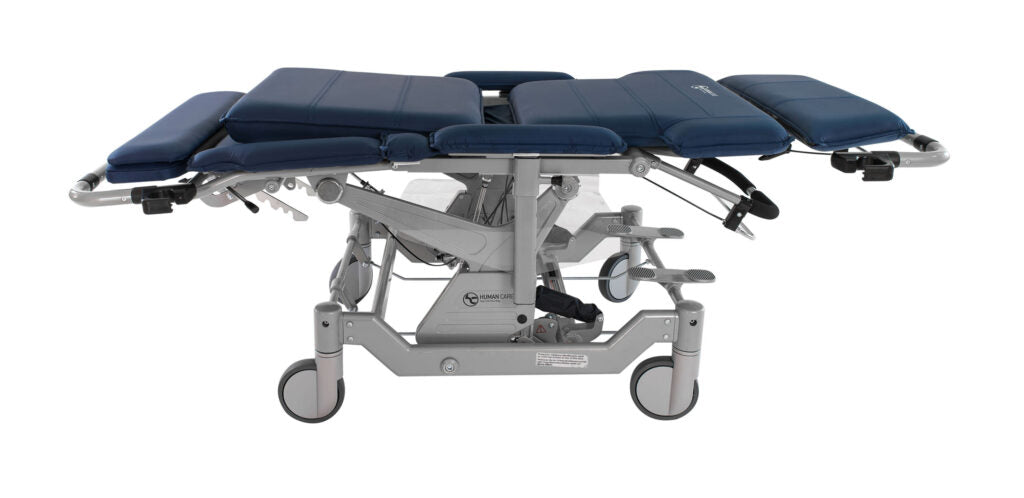 Patient Chair Human Care I-400 Convertible Chair for Safe Patient Transfer, Tilt in Space Support, and Pressure Ulcer Prevention
