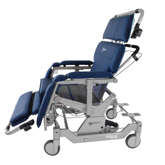 Patient Chair Human Care I-400 Convertible Chair for Safe Patient Transfer, Tilt in Space Support, and Pressure Ulcer Prevention