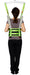 Back View Human Care Multi Sling for Safe Gait Training, Rehabilitation Support, Standing and Walking Assistance