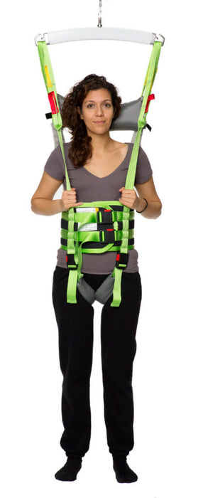 With Headrest Human Care Multi Sling for Safe Gait Training, Rehabilitation Support, Standing and Walking Assistance
