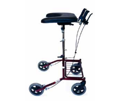 Ergonomic Human Care Rebel TW 67 Standard Rollator with Table Pad Stable, Easy-Maneuvering Mobility Support for Indoor and Outdoor Use