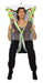 Front View Human Care Silhouette Polyester Net High-Back Sling for Patient Lifting Comfortable Full-Body Support for Users with Limited Trunk Stability