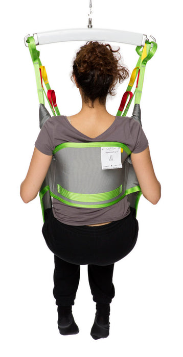 Back Details Human Care Toileting Sling Low-Back Polyester Support for Easy, Comfortable Transfers