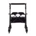 Back Profile Human Care neXus oNe 20 Black Rollator Slim, Cable-Free, and Easy-to-Fold Design for Superior Comfort and Mobility in Narrow Spaces