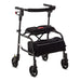 Durable Human Care neXus oNe 20 Black Rollator Slim, Cable-Free, and Easy-to-Fold Design for Superior Comfort and Mobility in Narrow Spaces