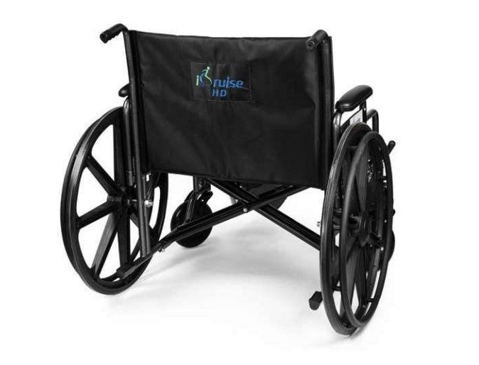 Emerald Icruise Bariatric Wheelchair  Rear View With Logo