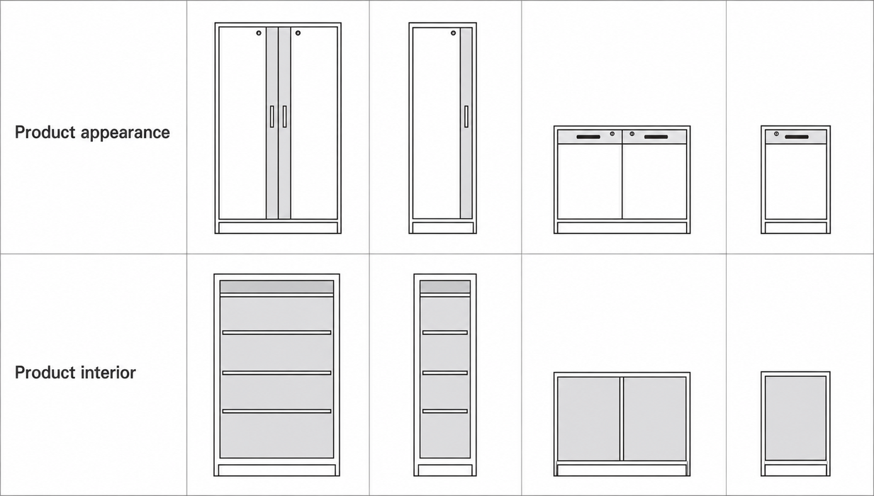 Jeio Tech Fire Resistant Chemical Storage Cabinet With Secure Self Contained Design For Flammable Substance Protection Product Appearance Image