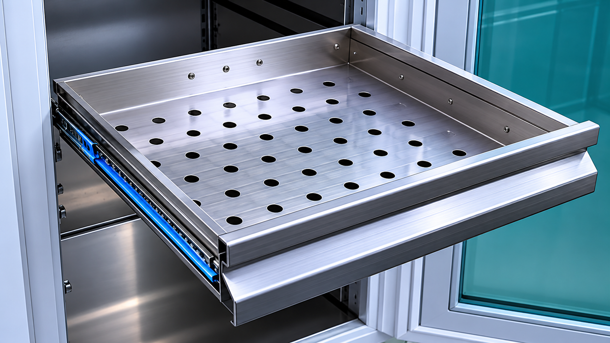 Jeio Tech Laboratory Refrigerator CLG3-70 Compact Cold Storage Unit For Laboratory And Pharmaceutical Applications Tray Image