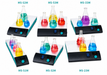 Jeio Tech Multi Position Magnetic Stirrer Featuring Digital PID Control, Multiple Stirring Points, Top Plate Actual Image