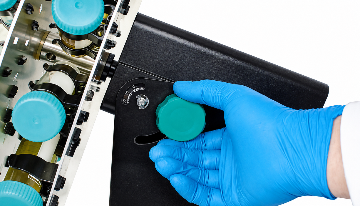 Jeio Tech | Tube Rotator Mixer for Biological Samples, Vials and Test Tubes with Adjustable Speed and Tilt Control, Adjustable Image