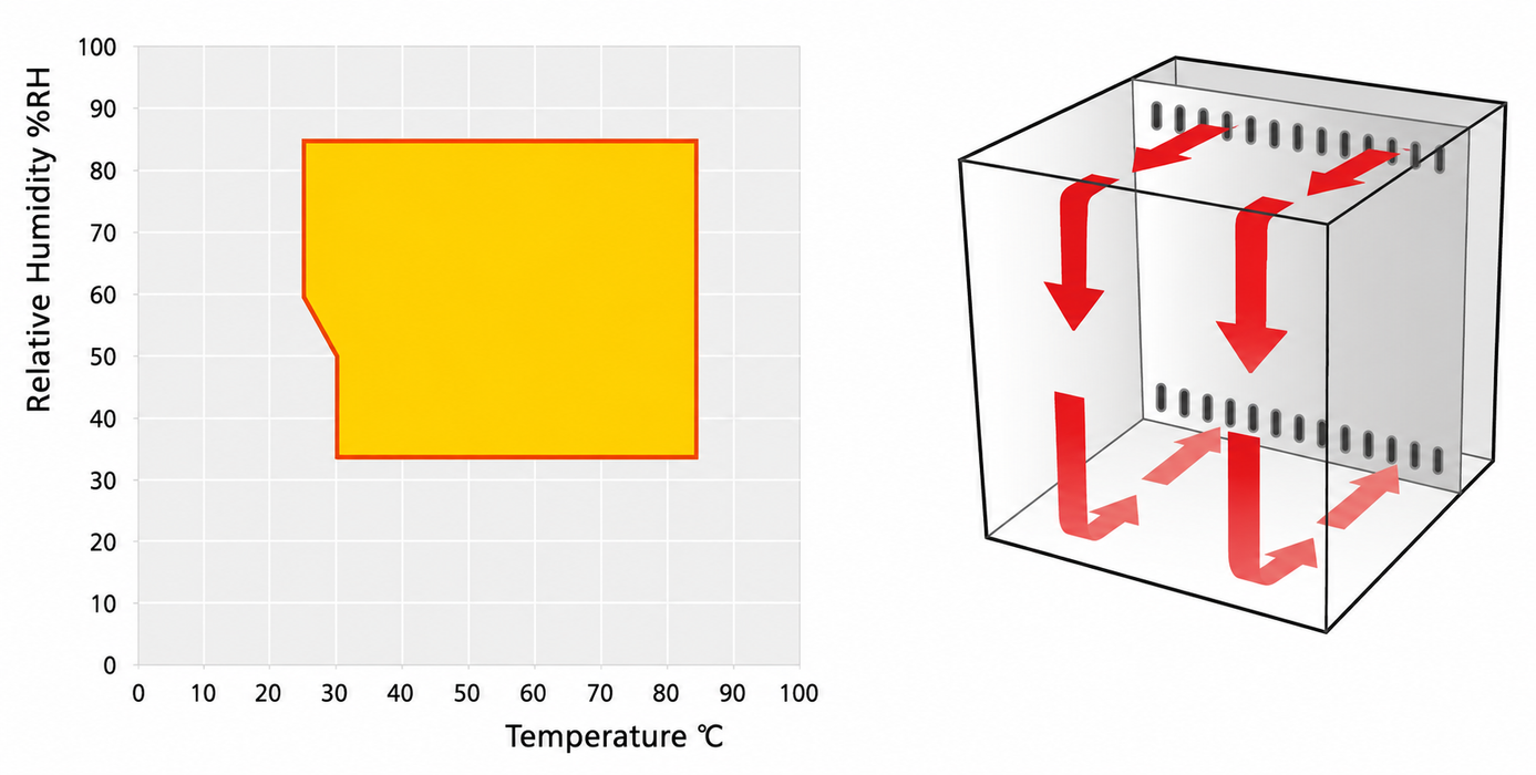 Jeio Tech Temperature And Humidity Chamber Basic Type With Touchscreen Controller Temperature Image 