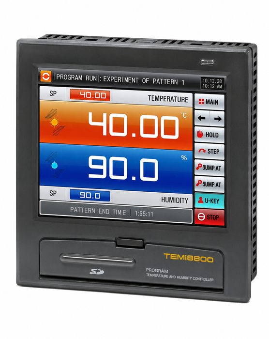 Jeio Tech | Standard Environmental Test Chamber with Advanced LCD Controller for Temperature & Humidity Stability Testing Color LCD Controller 