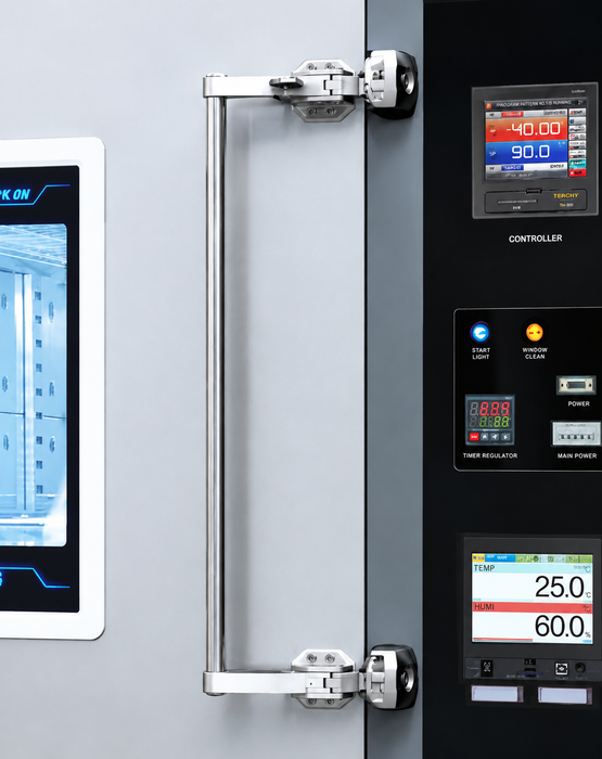 Jeio Tech Standard Environmental Test Chamber with Advanced LCD Controller for Temperature & Humidity Stability Testing Door, Handle Image
