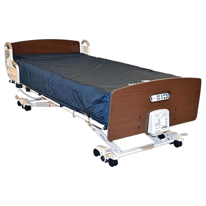 Joerns DolphinCare Integrated Bed System With Deluxe Assist Device Low Base Fully Flat With Control Panel View