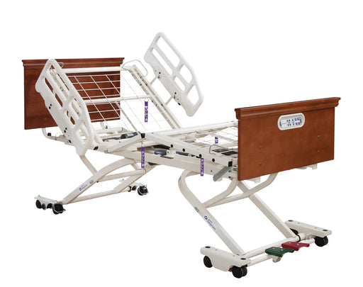 Joerns EasyCare Hospital Bed Fully Elevated Raised Head And Knee Section Classics Panel View