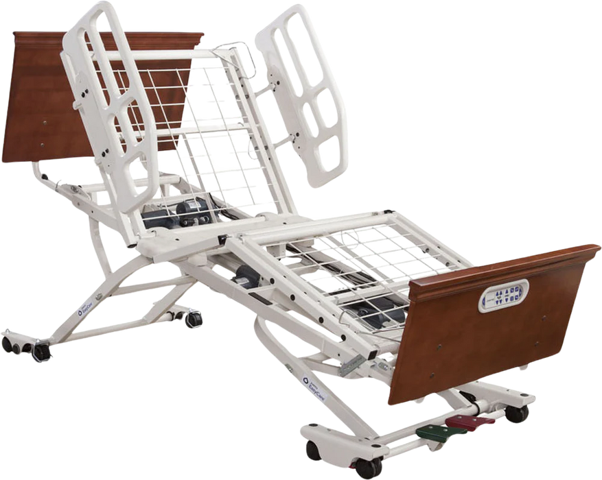 Joerns EasyCare Hospital Bed Trendelenburg Raised Head And Knee Section Classics Panel View