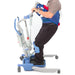 Joerns Hoyer Journey Portable Stand Aid Lift With Patient Using Stand Aid View
