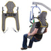 Joerns Hoyer Professional Access Loop Style Sling With Head Support In Patient Lift View