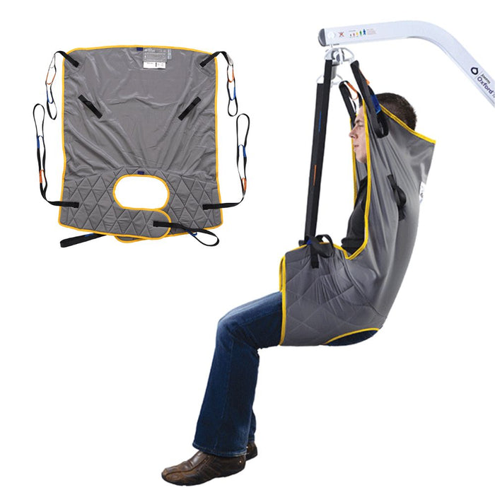 Joerns Hoyer Professional Quick Fit Deluxe Padded Loop Style Sling With User Side View