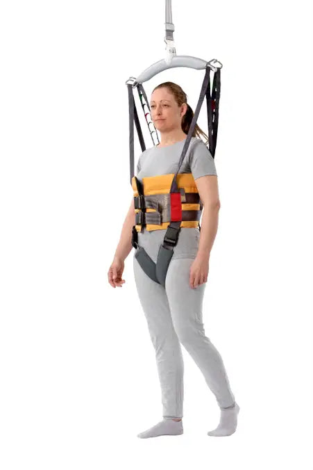 Joerns Hoyer Standing Harness Sling With User Front View