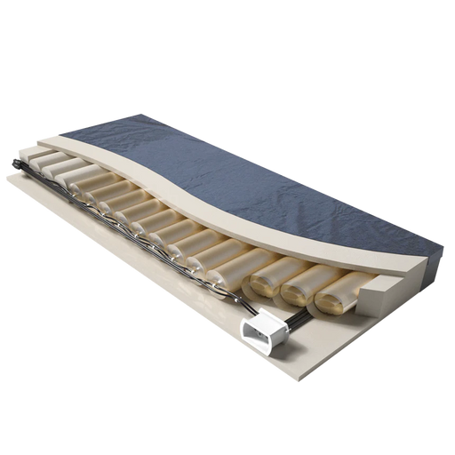Joerns P.R.O. Matt Plus Alternating Pressure Mattress Half Covered With Air Foam Cells View