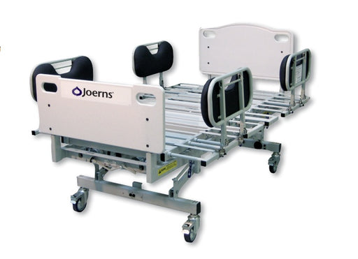 Joerns RC 750 Bariatric Hospital Bed Low Base Fully Flat With Side Rails View