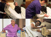 Joerns Ultracare XT Hospital Bed With Caregiver Adjusting 2 Position Assist Device And Residents Using Assist Device View