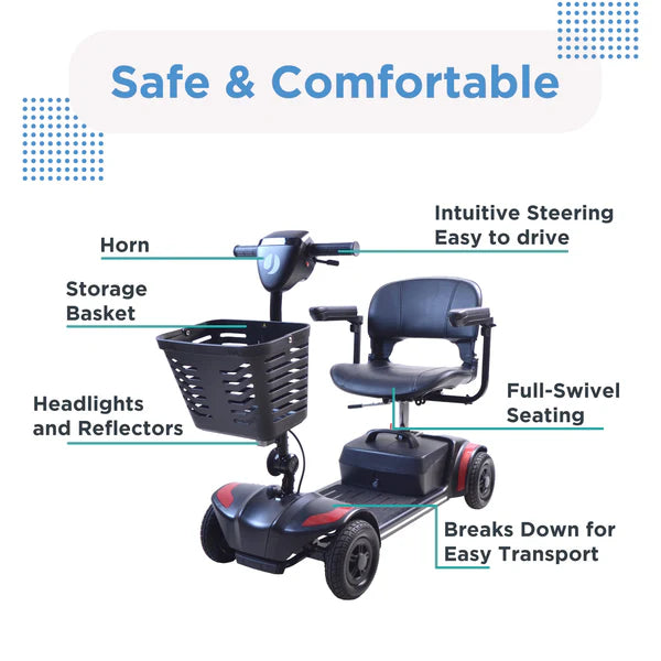 Journey Adventure Scooter Safe And Comfortable Info View