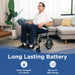 Journey Air Lightweight Folding Power Chair Battery Info View