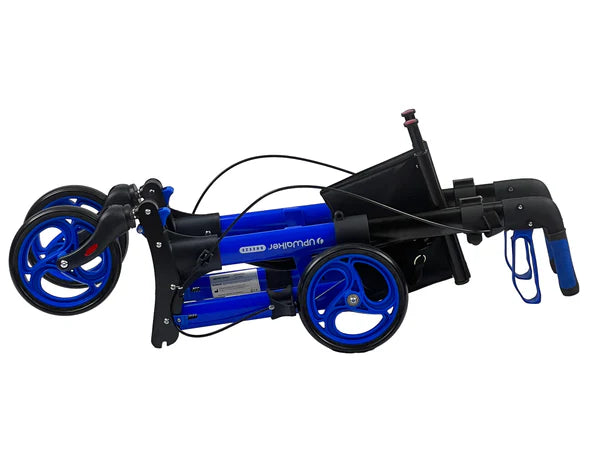 Journey Blue Breeze Rollator Folded View