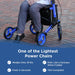 Journey Blue Breeze Rollator Lightweight Info View