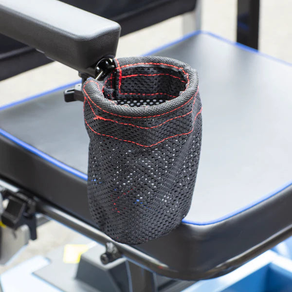 Journey Blue So Lite Folding Power Scooter Cup Holder View