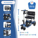 Journey Blue So Lite Folding Power Scooter Details View