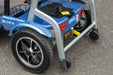 Journey Blue So Lite Folding Power Scooter Rear Wheels View